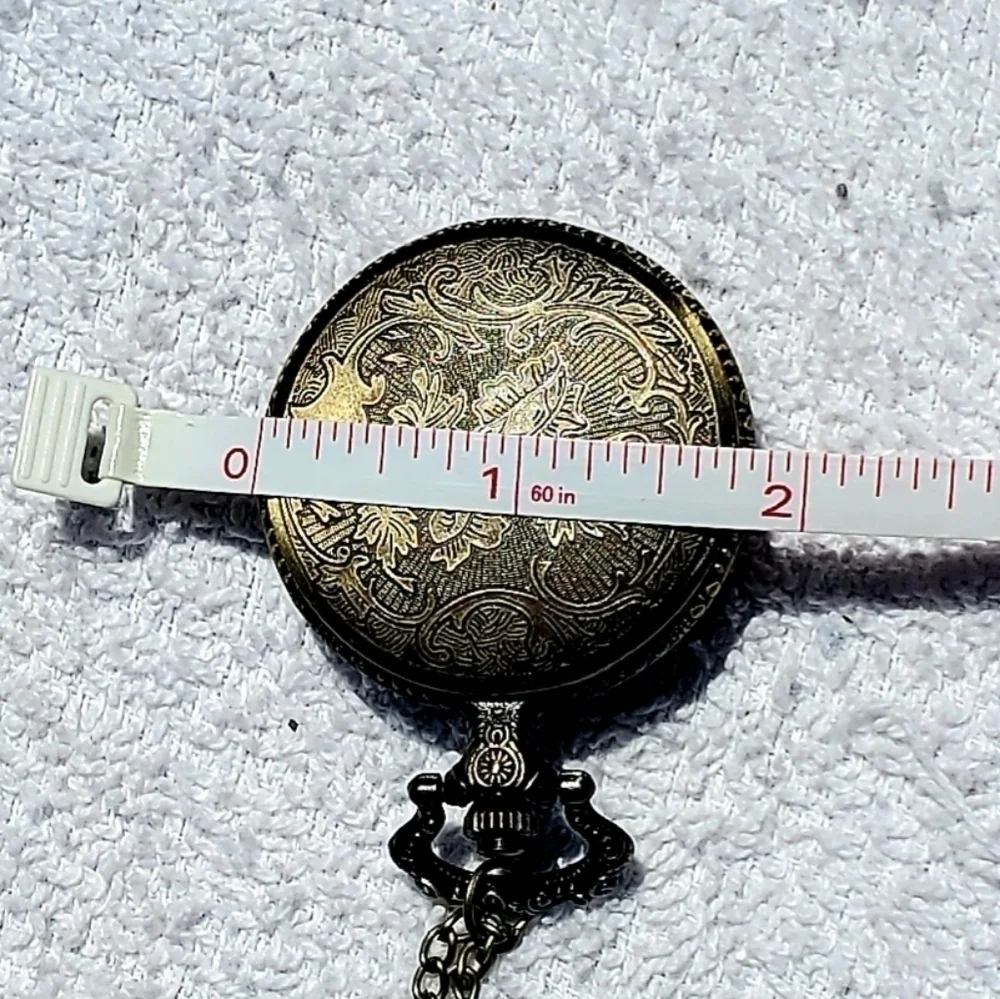 Strada Bronze Quartz Pocket Watch Motorcycle World